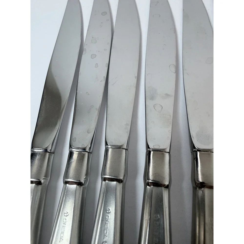 Oneida Act II Cube Dinner Knife Knives 9 1/4